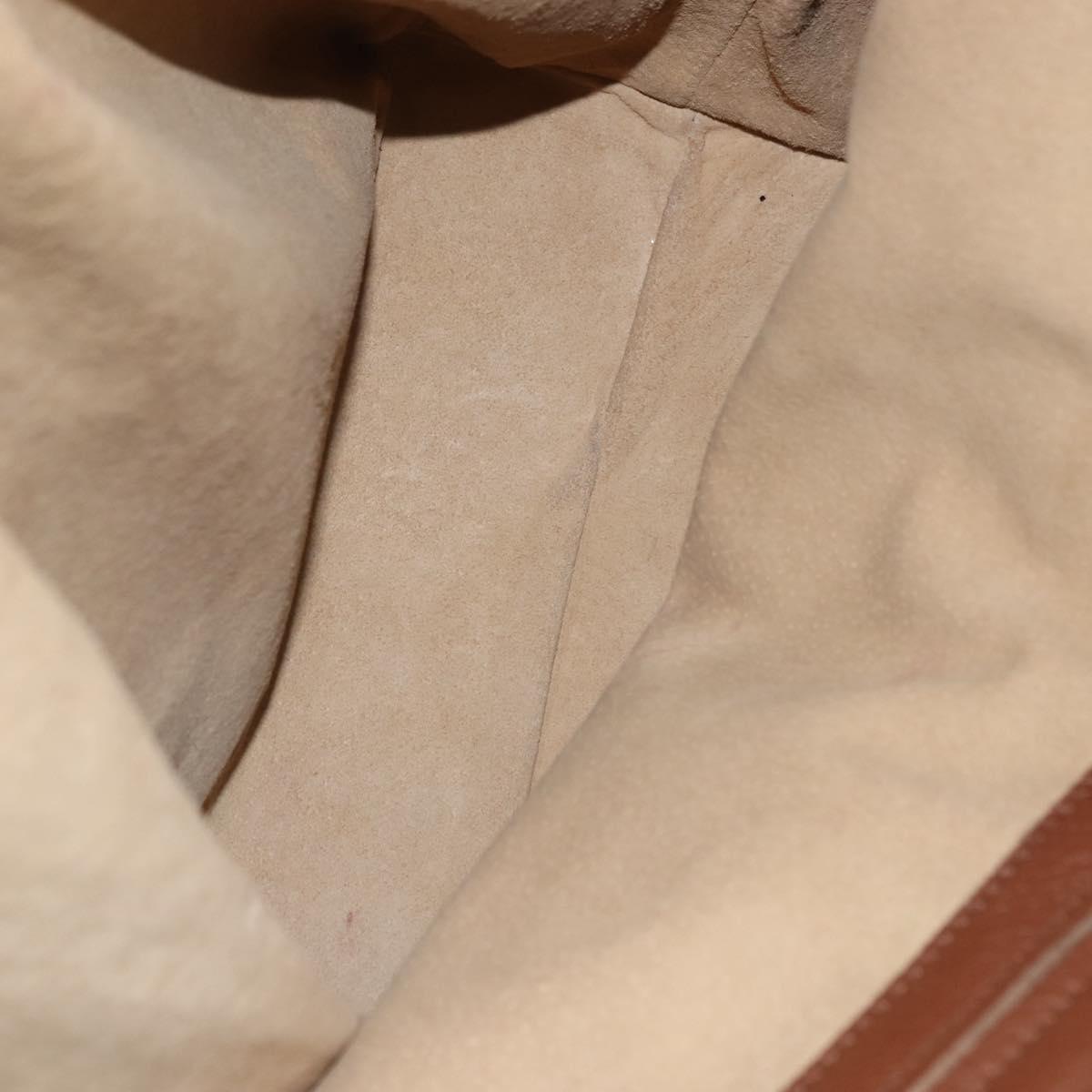 BOTTEGA VENETA INTRECCIATO Tote Bag Leather Brown Auth fm4936A