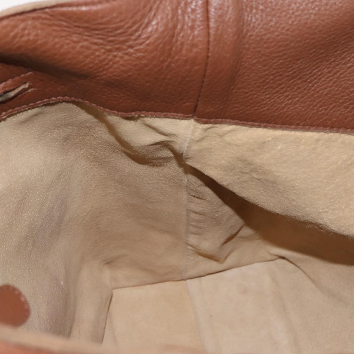 BOTTEGA VENETA INTRECCIATO Tote Bag Leather Brown Auth fm4936A