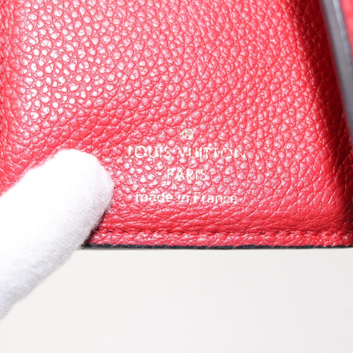 LOUIS VUITTON Monogram Noir Portefeuille Purse Compact Wallet M67478 Auth fm4941