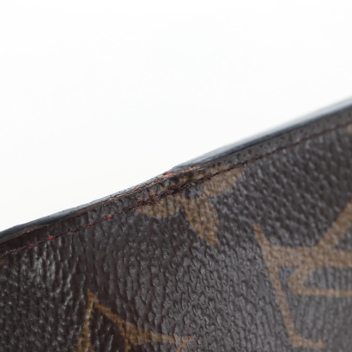 LOUIS VUITTON Monogram Noir Portefeuille Purse Compact Wallet M67478 Auth fm4941
