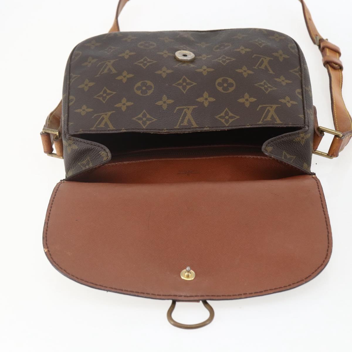 LOUIS VUITTON Monogram Saint Cloud GM Shoulder Bag M51242 LV Auth fm4946