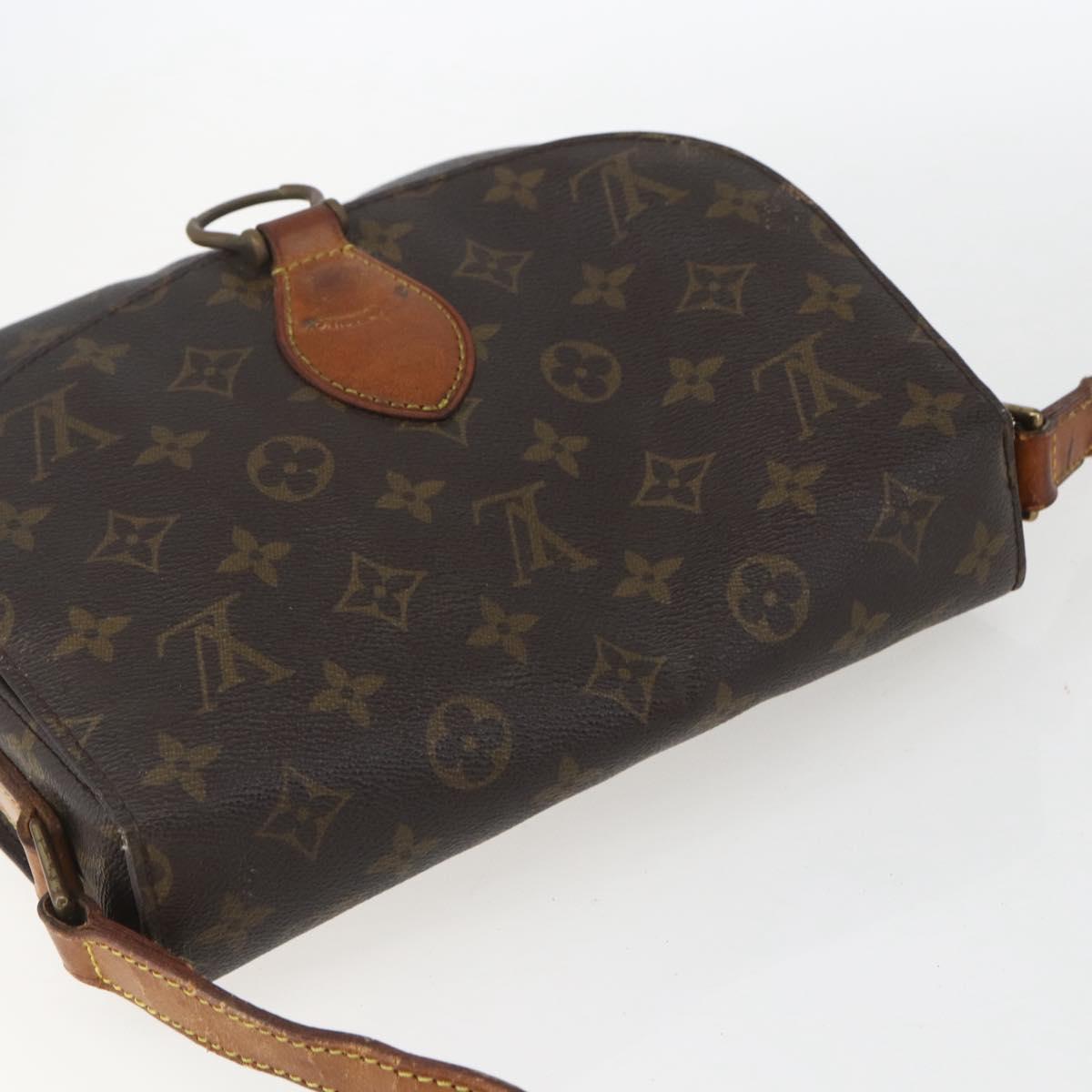 LOUIS VUITTON Monogram Saint Cloud GM Shoulder Bag M51242 LV Auth fm4946