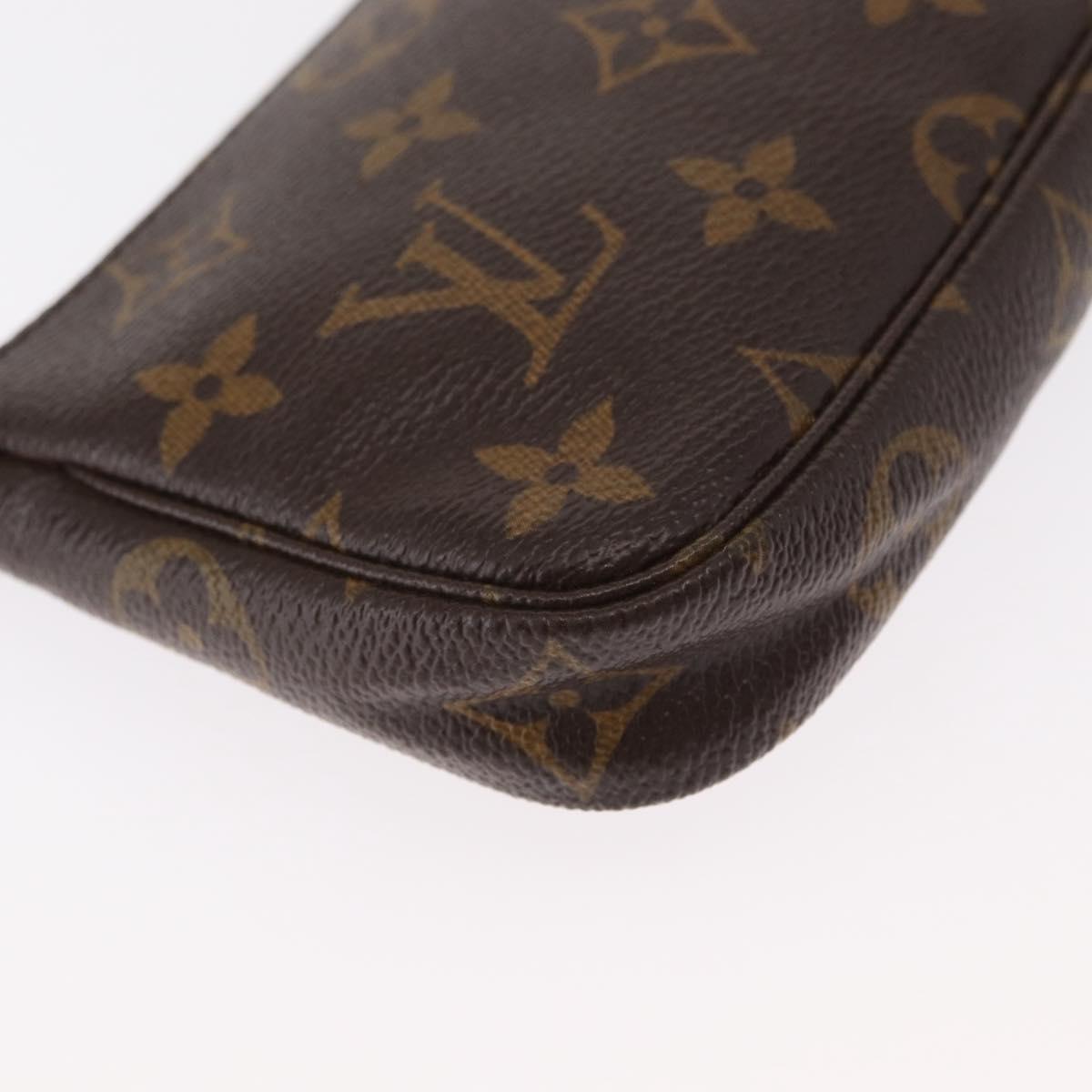 LOUIS VUITTON Monogram Mini Pochette Accessoires Pouch M58009 LV Auth fm4950