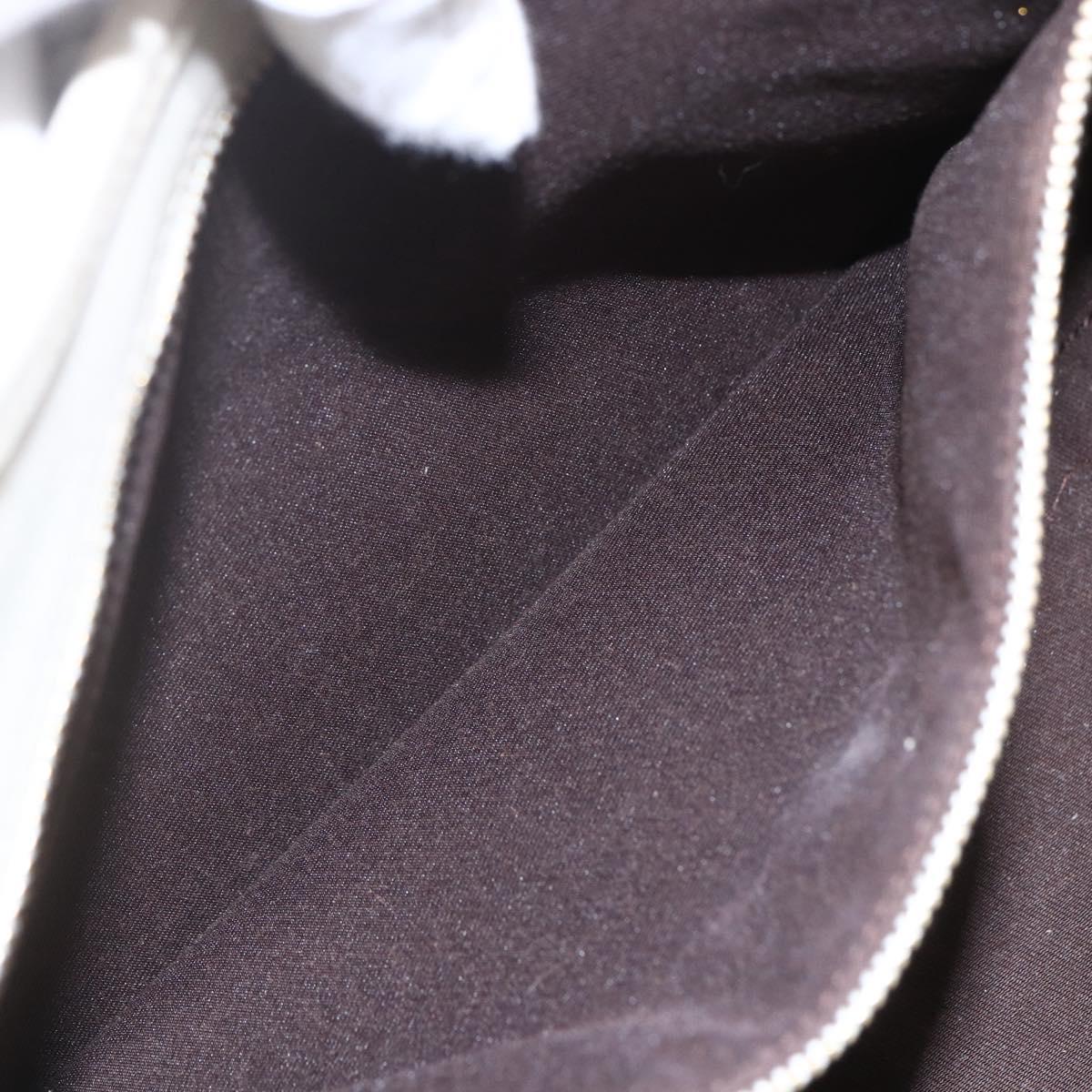 GUCCI Hand Bag Leather Ivory Gold 145761 Auth fm4957