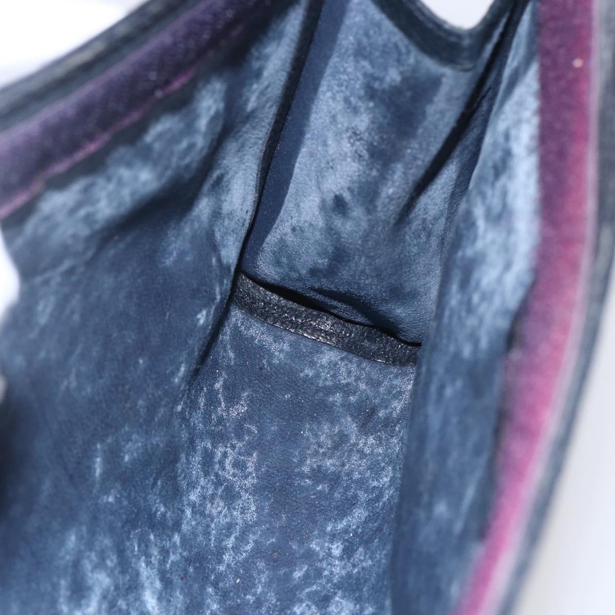 GUCCI GG Supreme Sherry Line Clutch Bag PVC Red Navy 84 014 2125 28 Auth fm4960