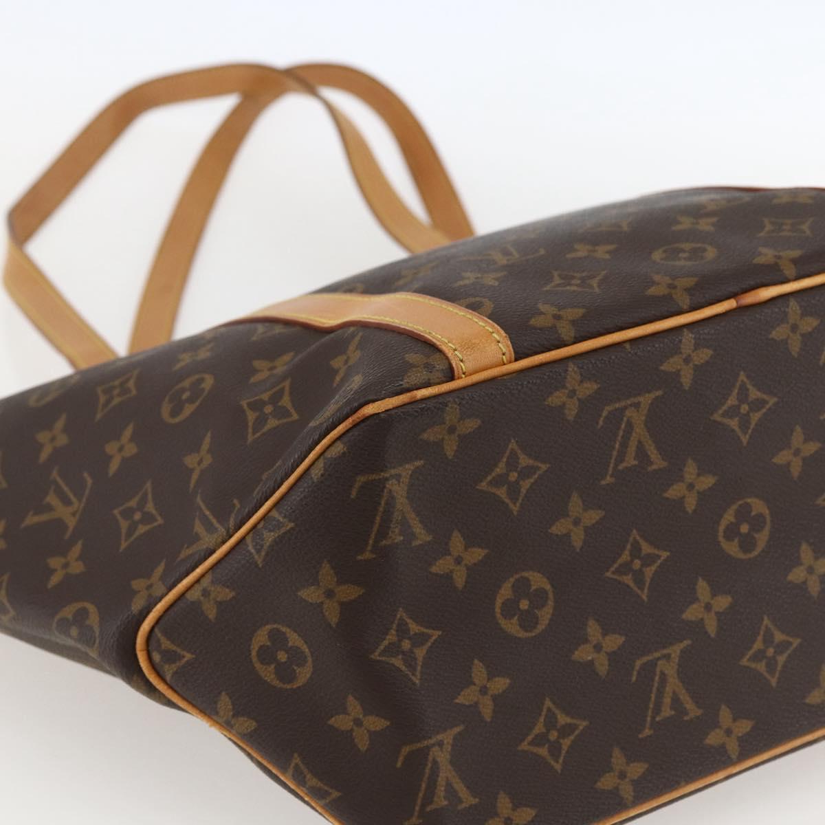 LOUIS VUITTON Monogram Sac Shopping Tote Bag M51108 LV Auth fm4961