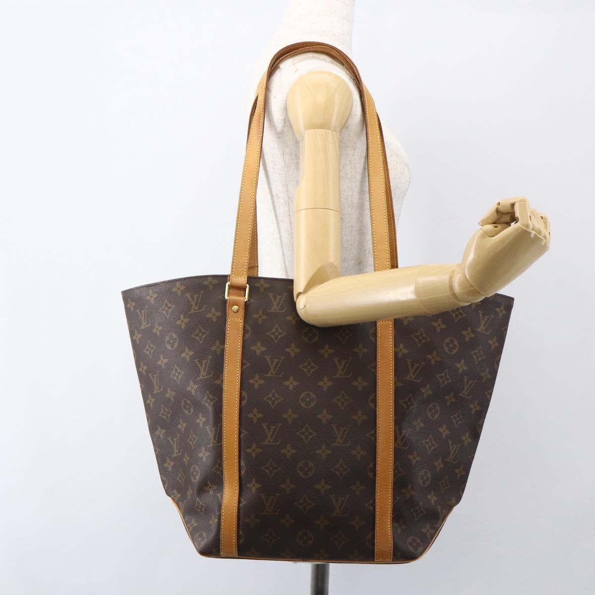 LOUIS VUITTON Monogram Sac Shopping Tote Bag M51108 LV Auth fm4961