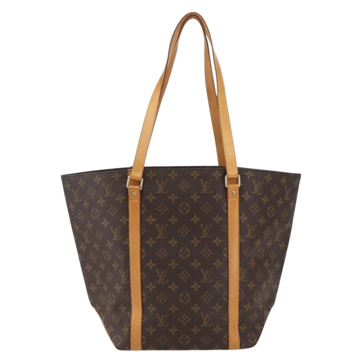 LOUIS VUITTON Monogram Sac Shopping Tote Bag M51108 LV Auth fm4961