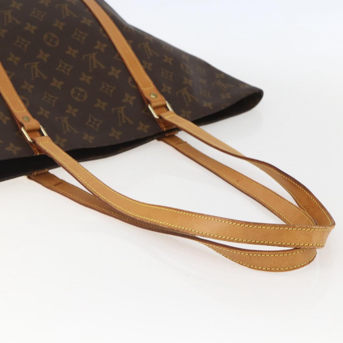 LOUIS VUITTON Monogram Sac Shopping Tote Bag M51108 LV Auth fm4961