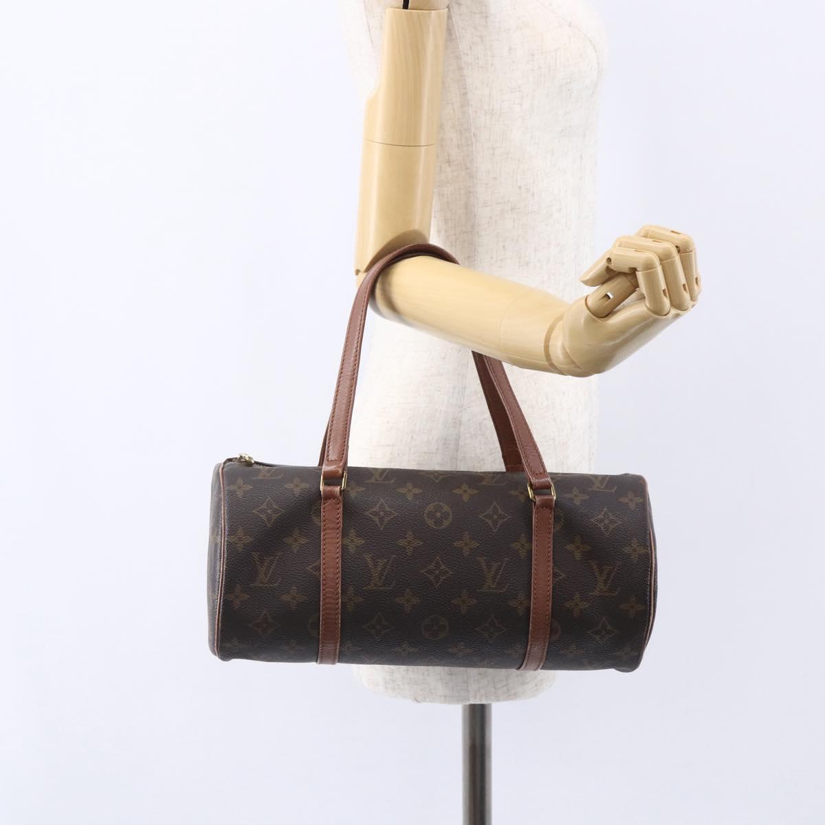 LOUIS VUITTON Monogram Papillon 30 Hand Bag M51385 LV Auth fm4964