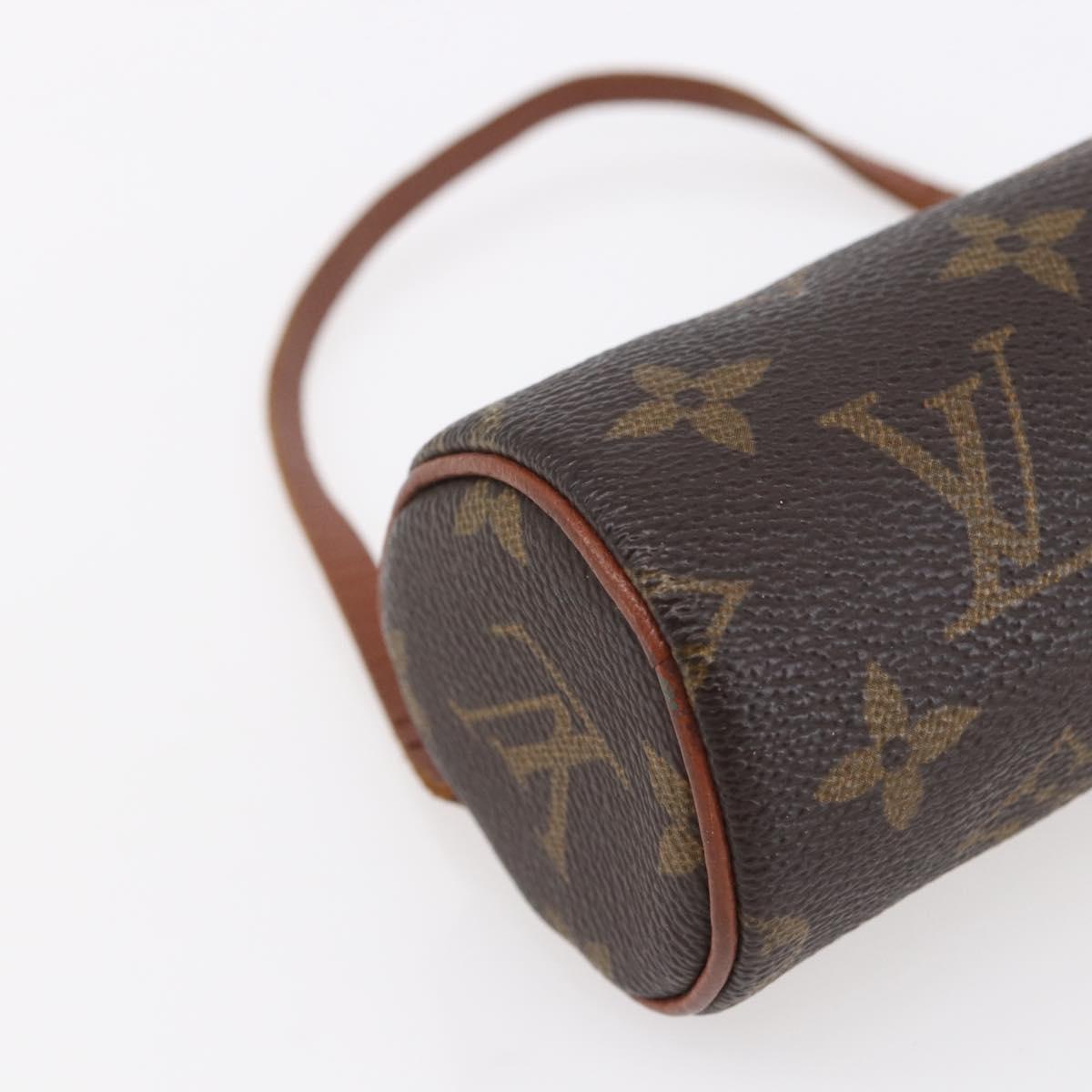 LOUIS VUITTON Monogram Papillon Pouch LV Auth fm4965