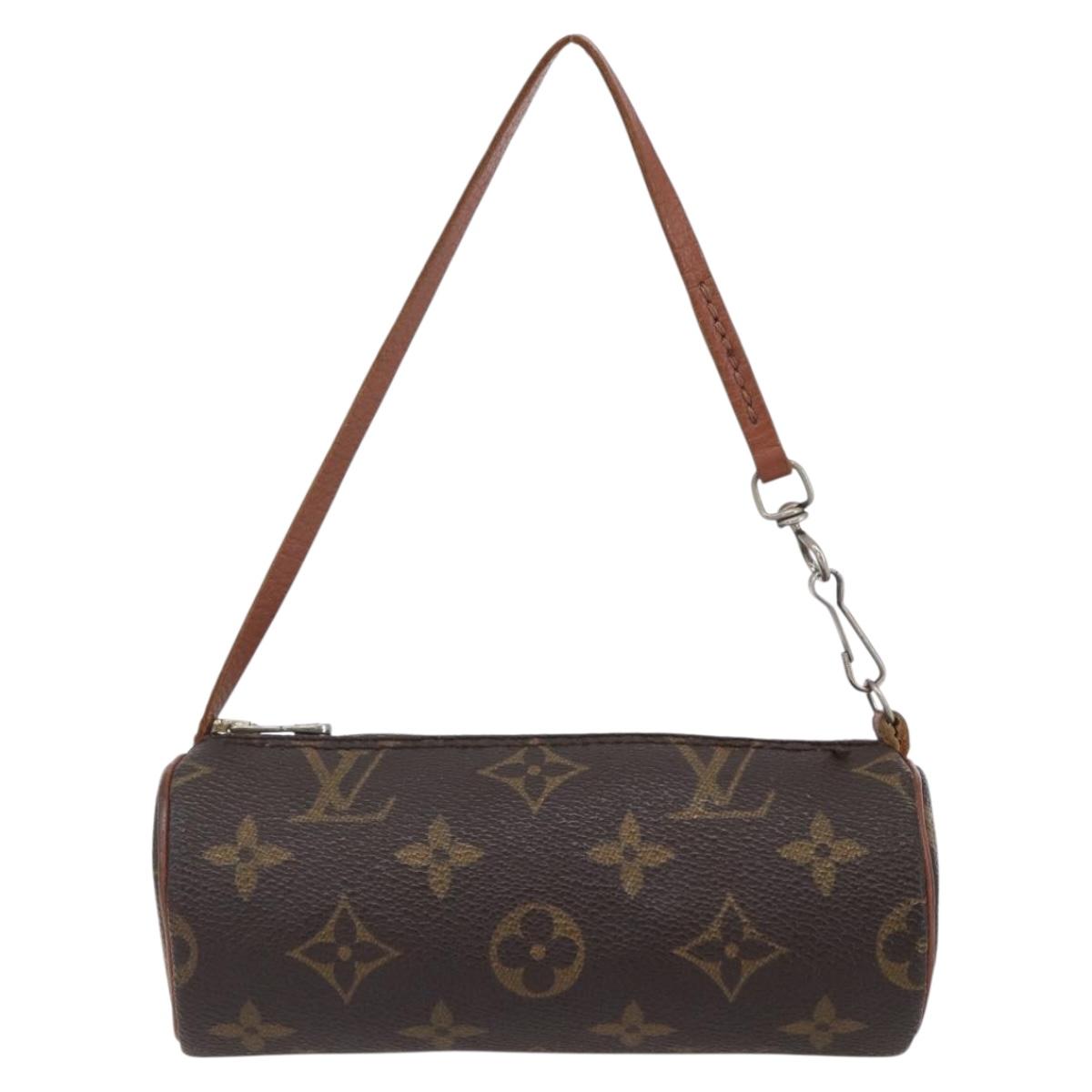 LOUIS VUITTON Monogram Papillon Pouch LV Auth fm4965