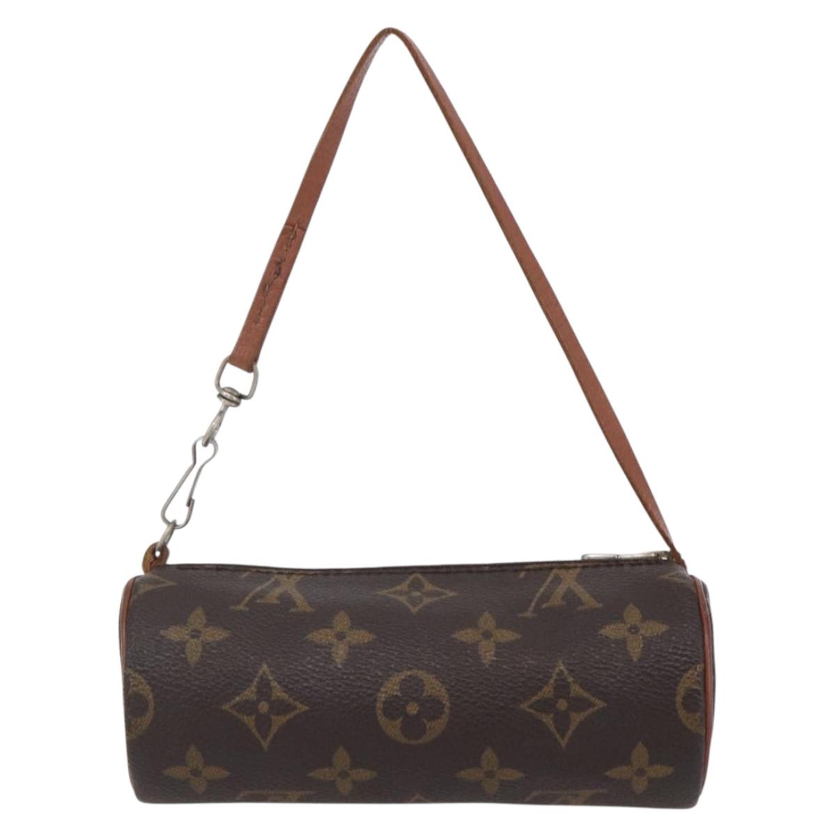 LOUIS VUITTON Monogram Papillon Pouch LV Auth fm4965