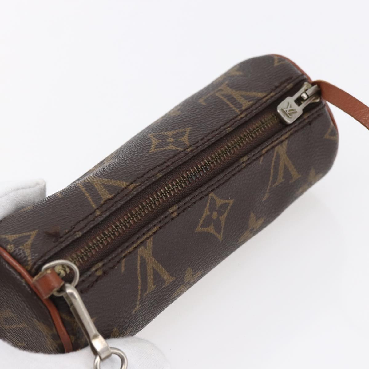 LOUIS VUITTON Monogram Papillon Pouch LV Auth fm4965