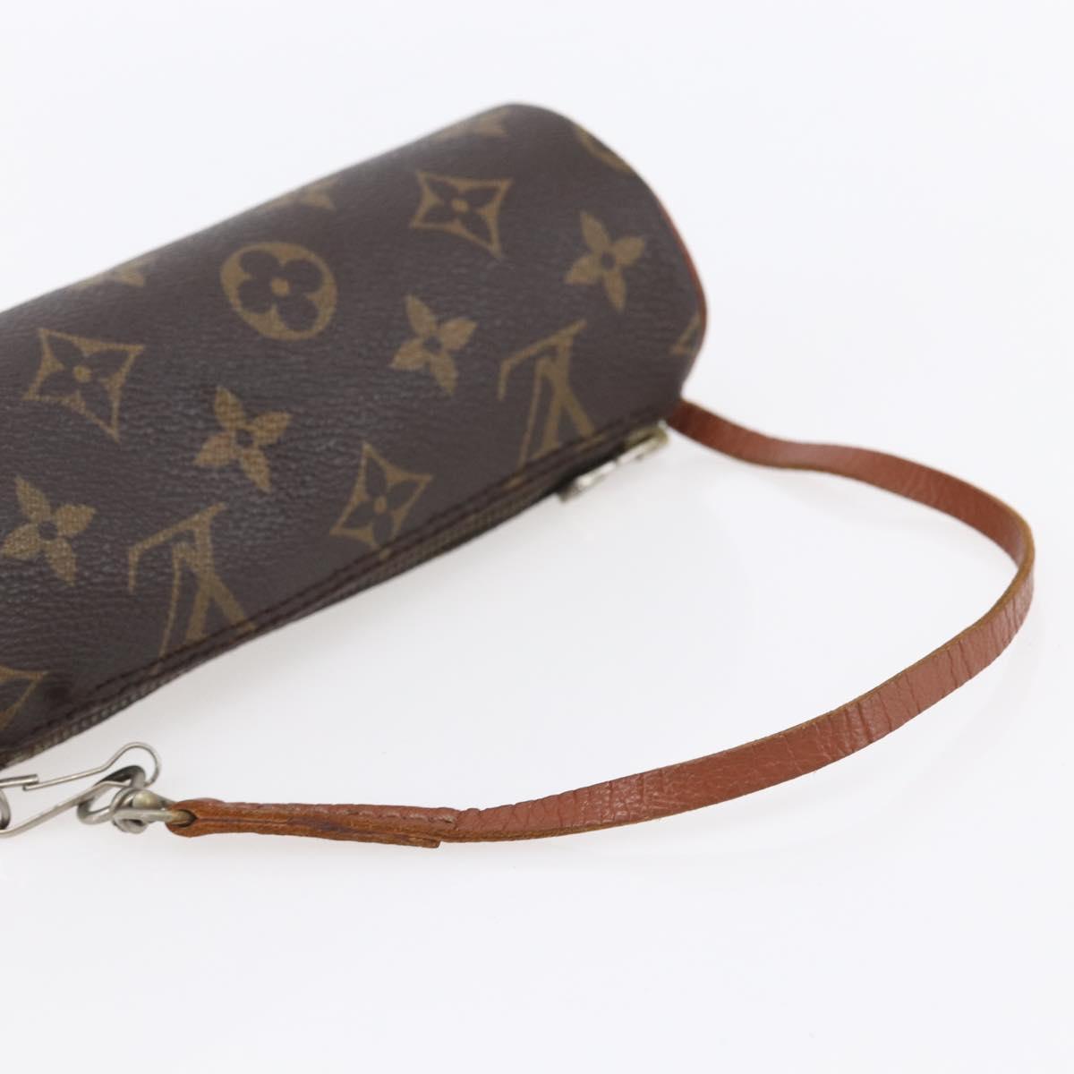 LOUIS VUITTON Monogram Papillon Pouch LV Auth fm4965