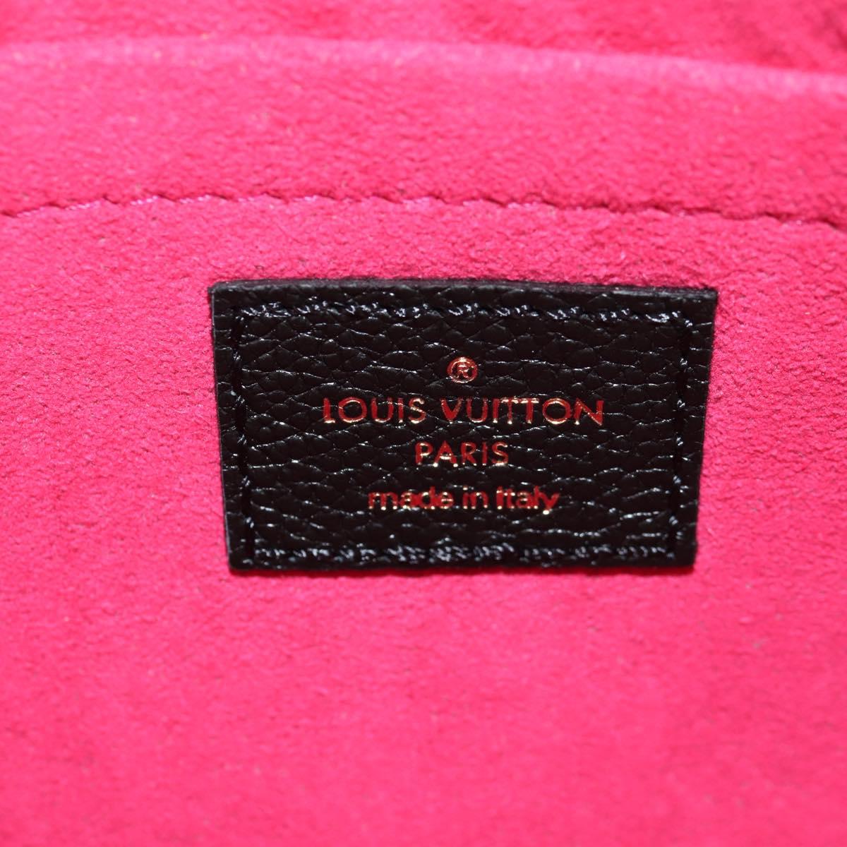 LOUIS VUITTON Monogram Teddy Neverfull MM Tote Bag Black M56960 LV Auth fm4970SM