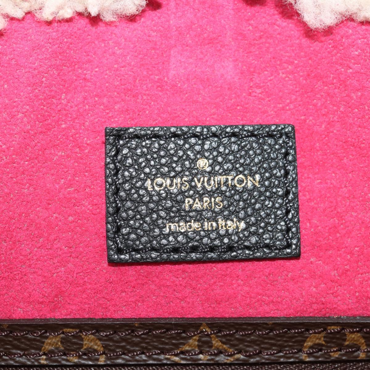 LOUIS VUITTON Monogram Teddy Neverfull MM Tote Bag Black M56960 LV Auth fm4970SM