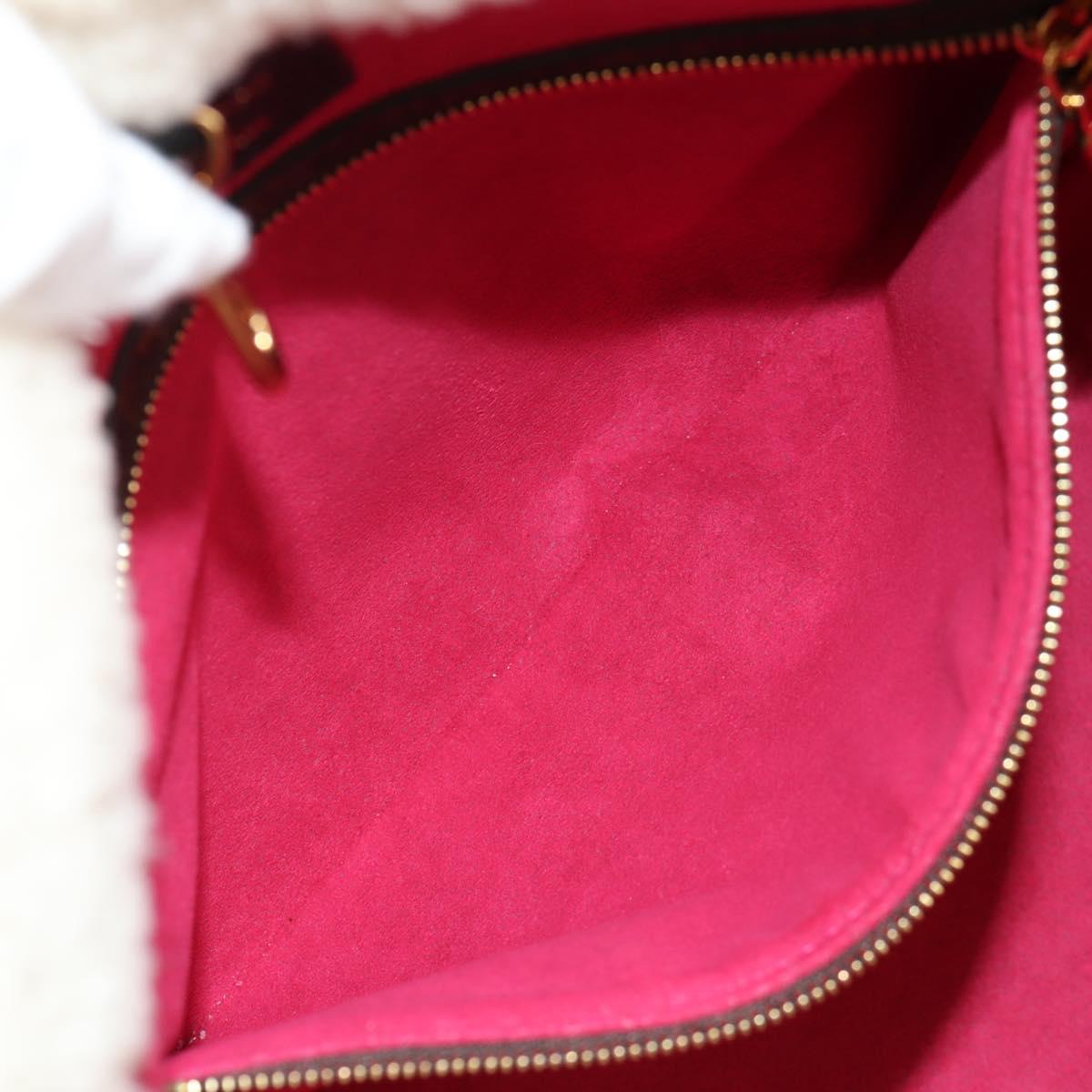 LOUIS VUITTON Monogram Teddy Neverfull MM Tote Bag Black M56960 LV Auth fm4970SM