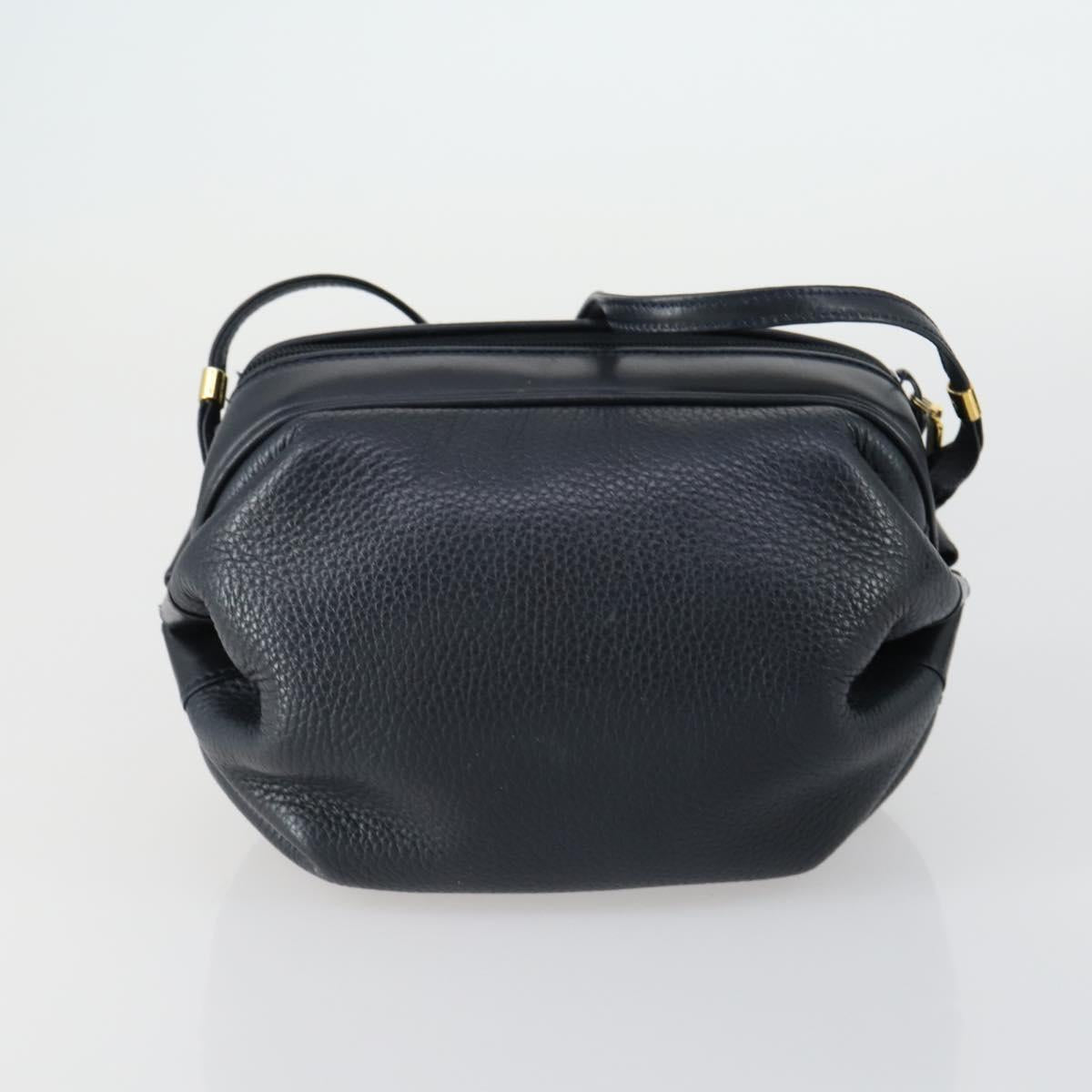 GUCCI GG Canvas Shoulder Bag Leather 6 Set Beige Black Navy Auth fm4975