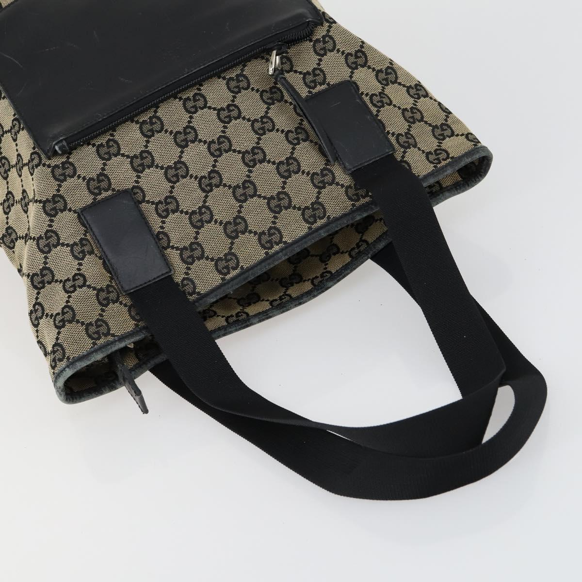 GUCCI GG Canvas Web Sherry Line Shoulder Bag 5 Set Beige Red Auth fm4976