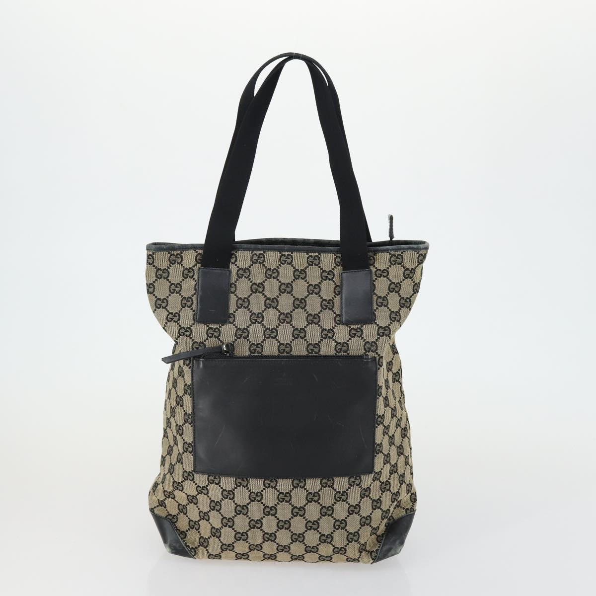 GUCCI GG Canvas Web Sherry Line Shoulder Bag 5 Set Beige Red Auth fm4976