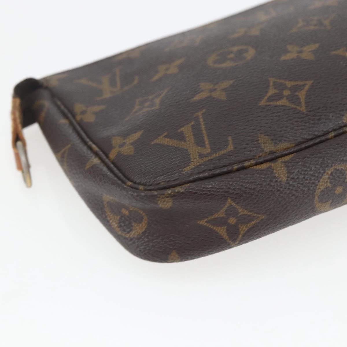 LOUIS VUITTON Monogram Pochette Accessoires Pouch M51980 LV Auth fm5031