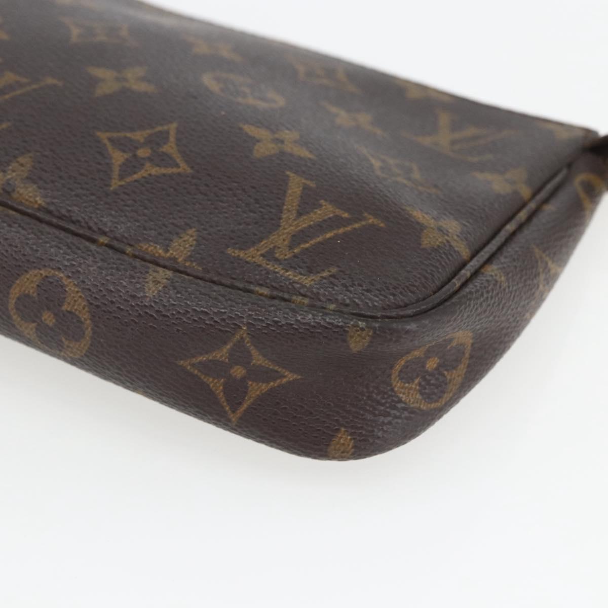 LOUIS VUITTON Monogram Pochette Accessoires Pouch M51980 LV Auth fm5031