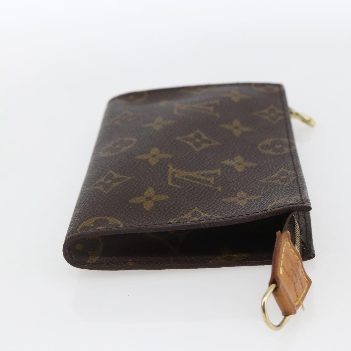 LOUIS VUITTON Monogram Bucket PM Accessory Pouch LV Auth fm5032