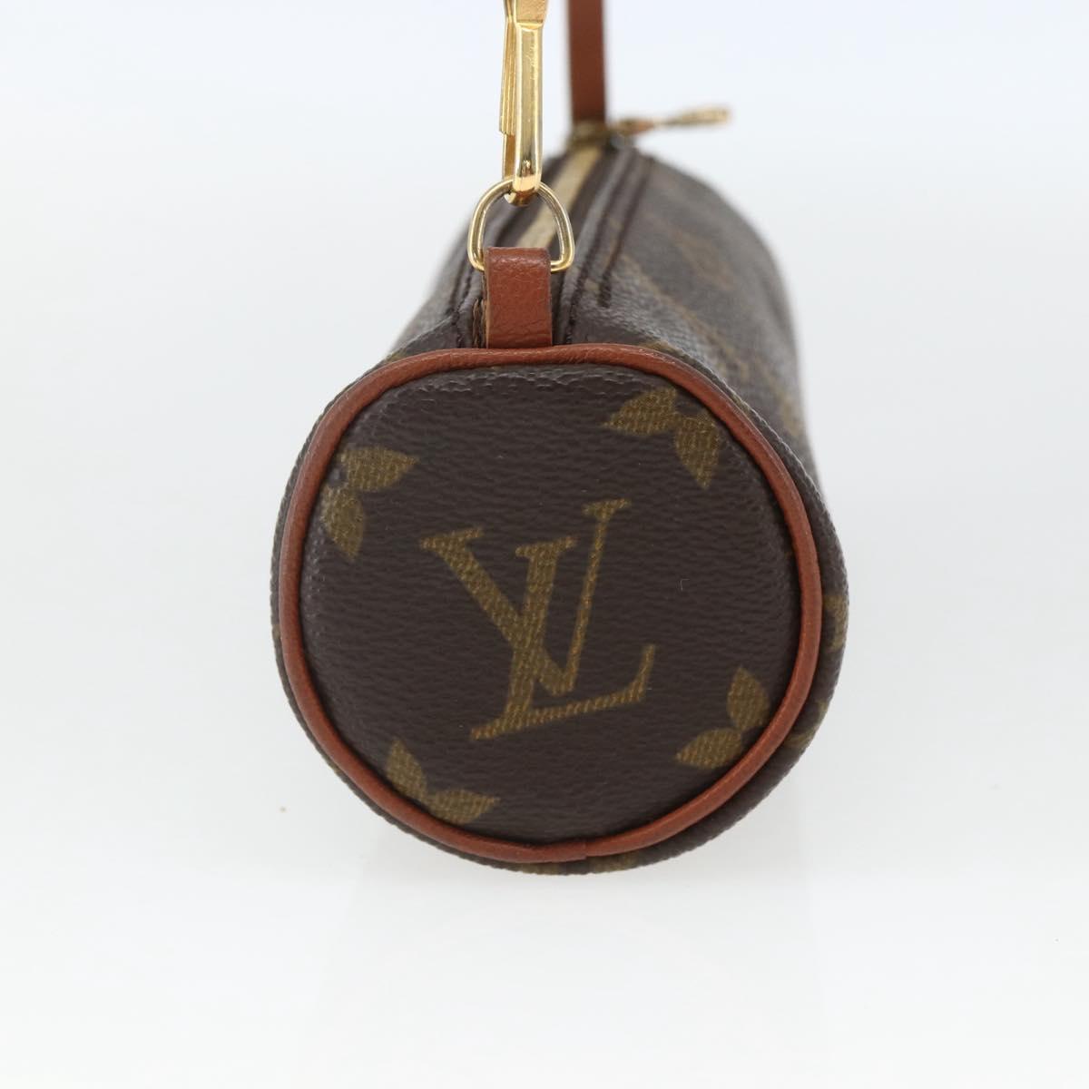 LOUIS VUITTON Monogram Papillon Pouch LV Auth fm5035