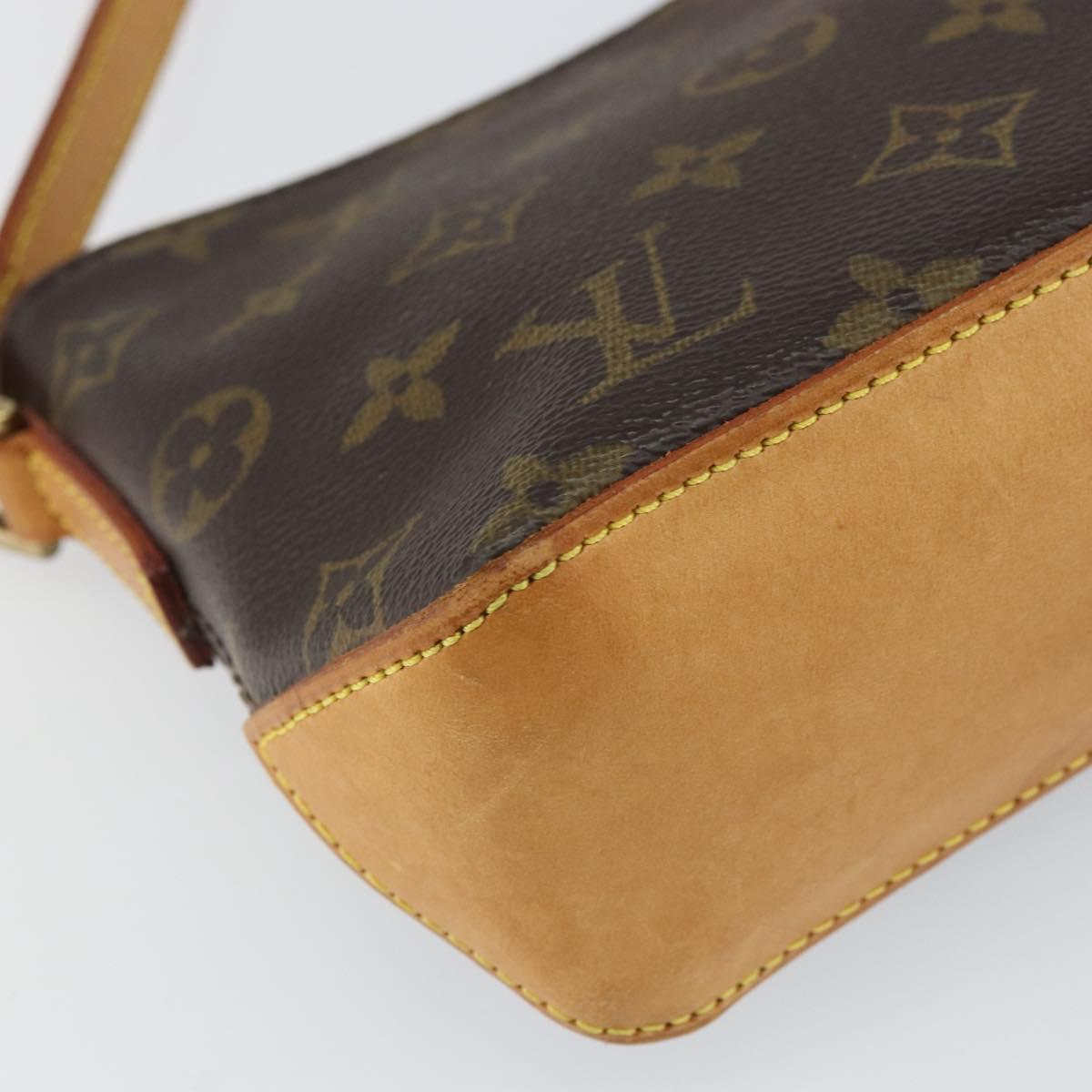 LOUIS VUITTON Monogram Trotteur Shoulder Bag M51240 LV Auth fm5038