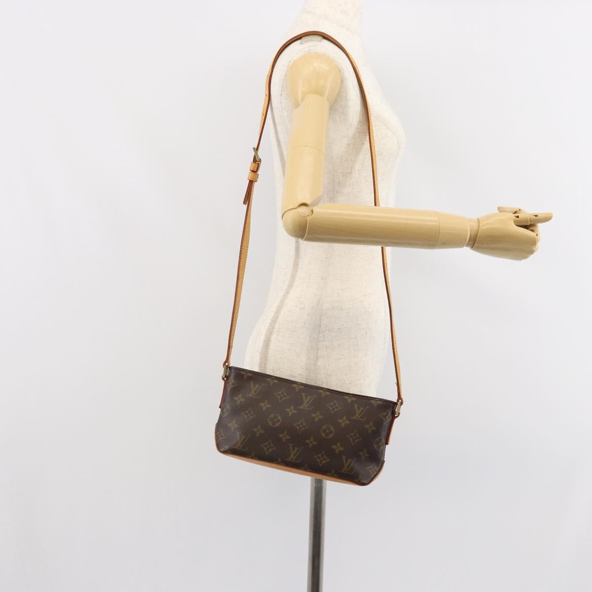 LOUIS VUITTON Monogram Trotteur Shoulder Bag M51240 LV Auth fm5038