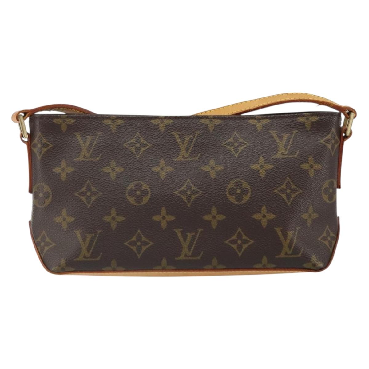 LOUIS VUITTON Monogram Trotteur Shoulder Bag M51240 LV Auth fm5038