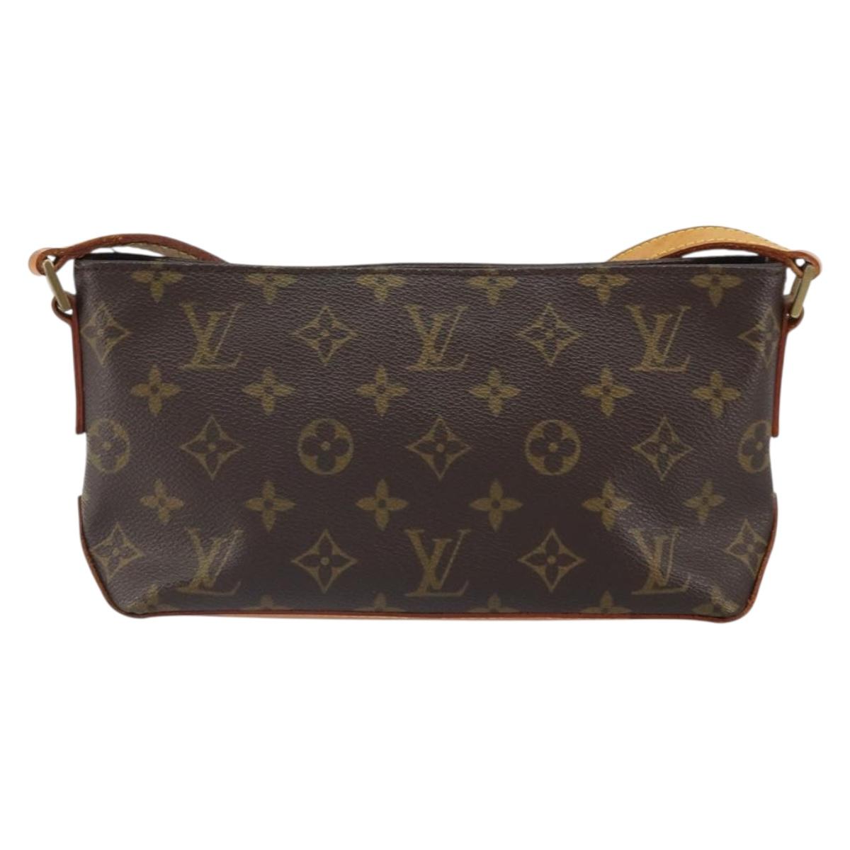 LOUIS VUITTON Monogram Trotteur Shoulder Bag M51240 LV Auth fm5038