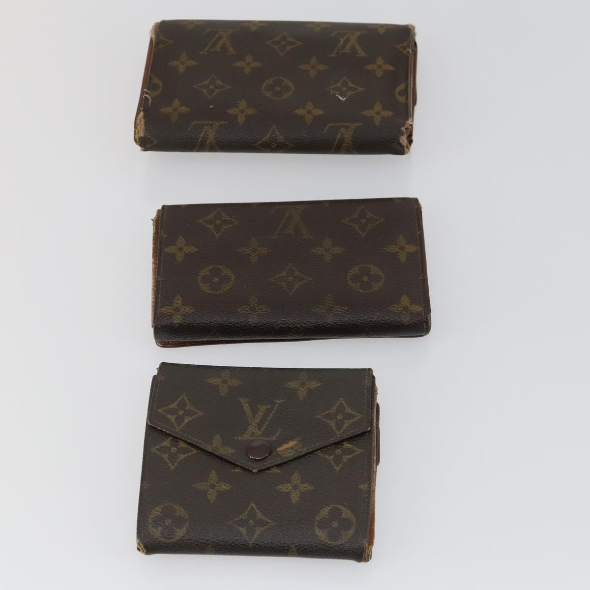 LOUIS VUITTON Monogram Wallet 7 Set LV Auth fm5056