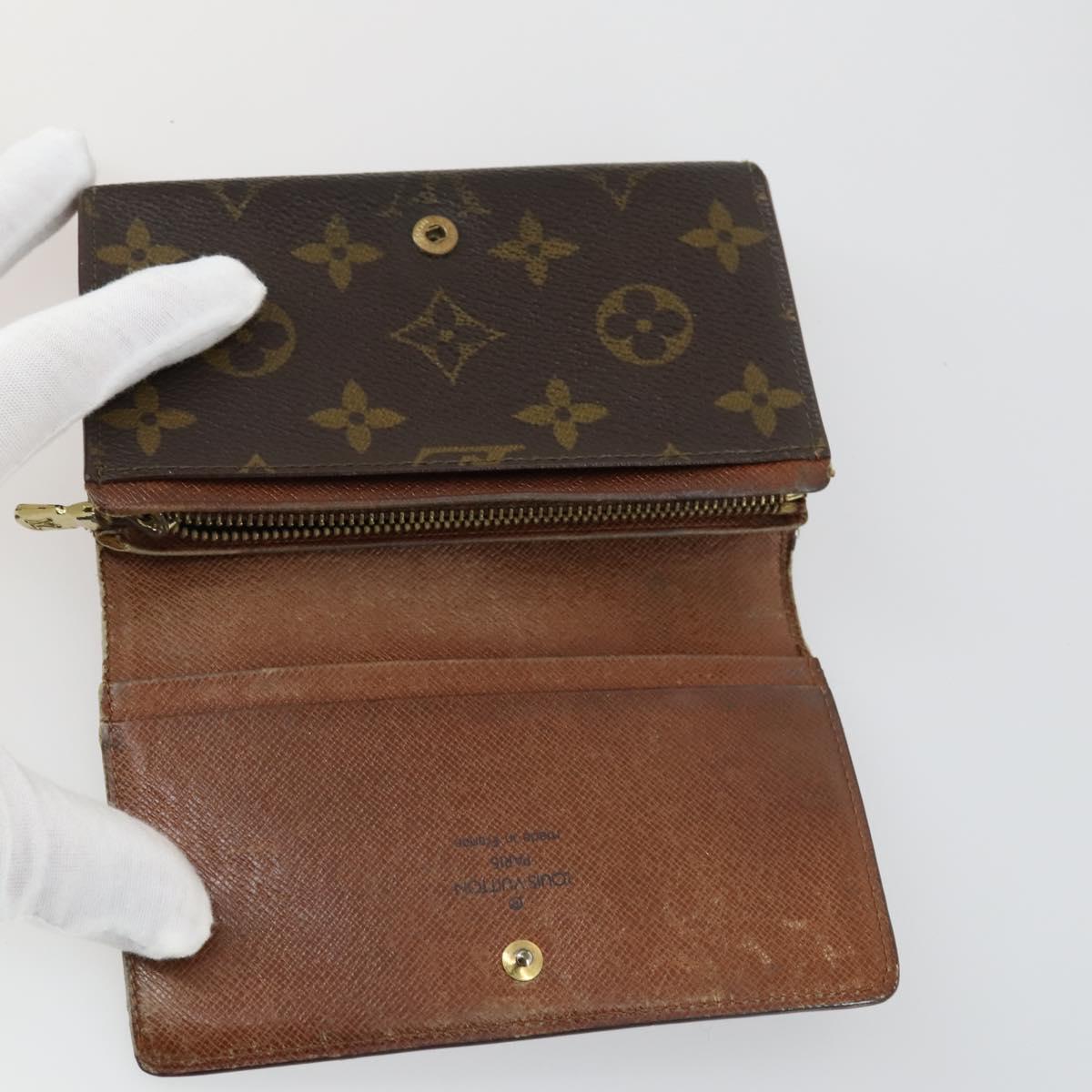 LOUIS VUITTON Monogram Wallet 7 Set LV Auth fm5056