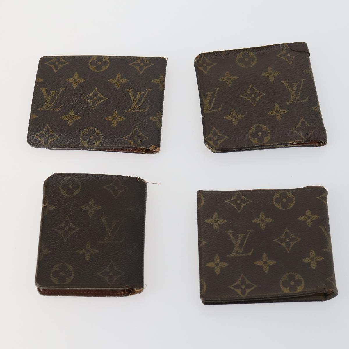 LOUIS VUITTON Monogram Wallet 7 Set LV Auth fm5056