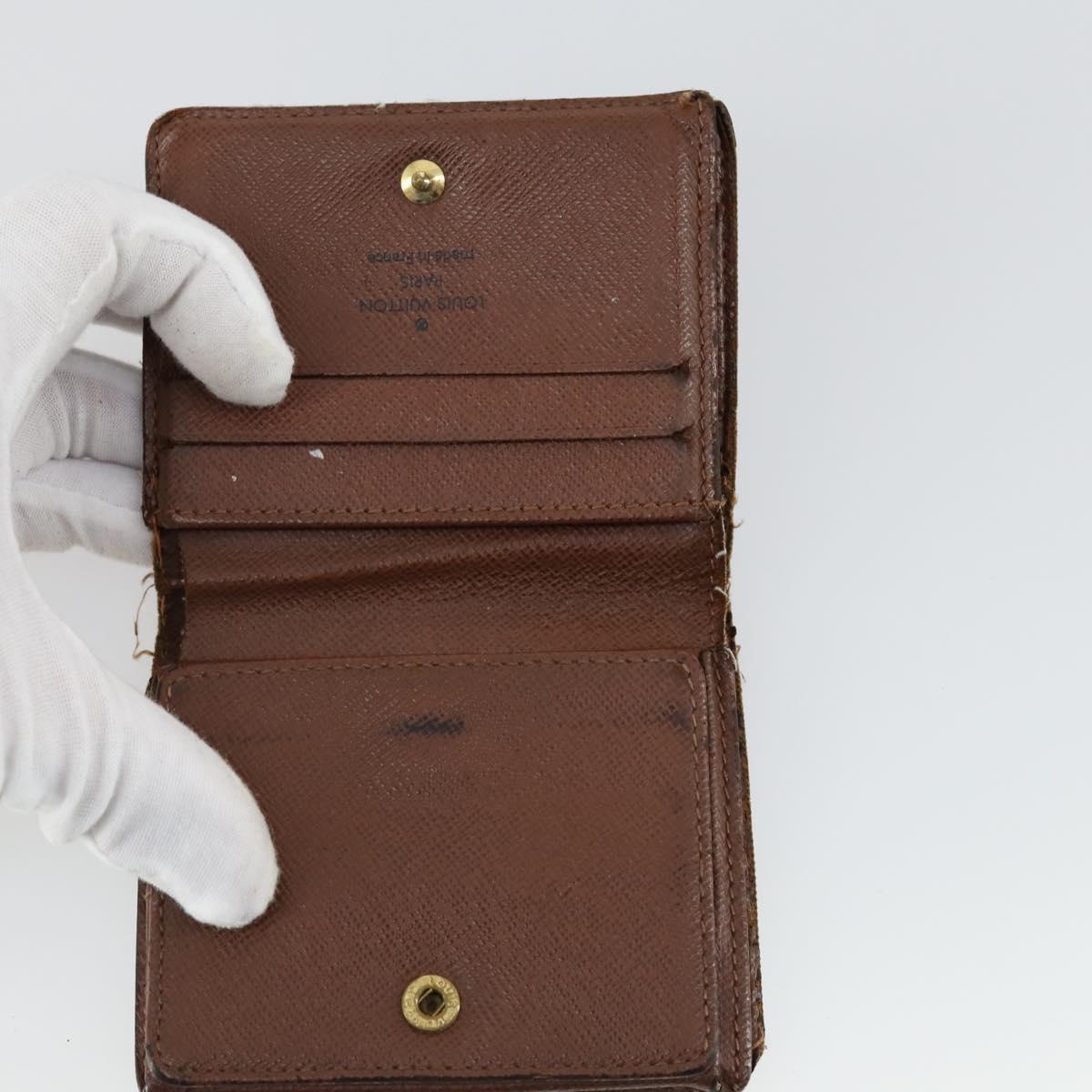 LOUIS VUITTON Monogram Wallet 7 Set LV Auth fm5056