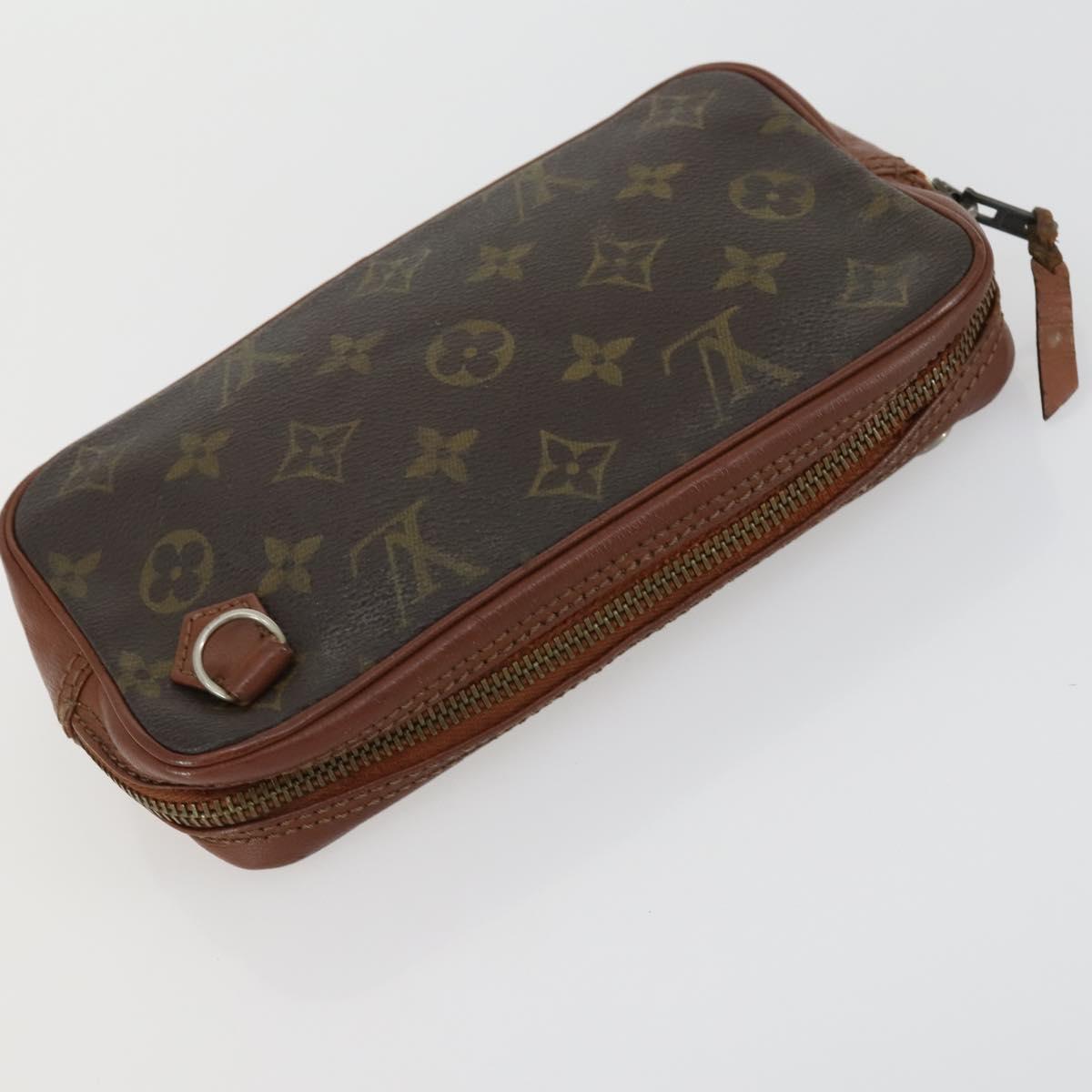 LOUIS VUITTON Monogram Pochette Marley Bandouliere Bag 3 Set LV Auth fm5057