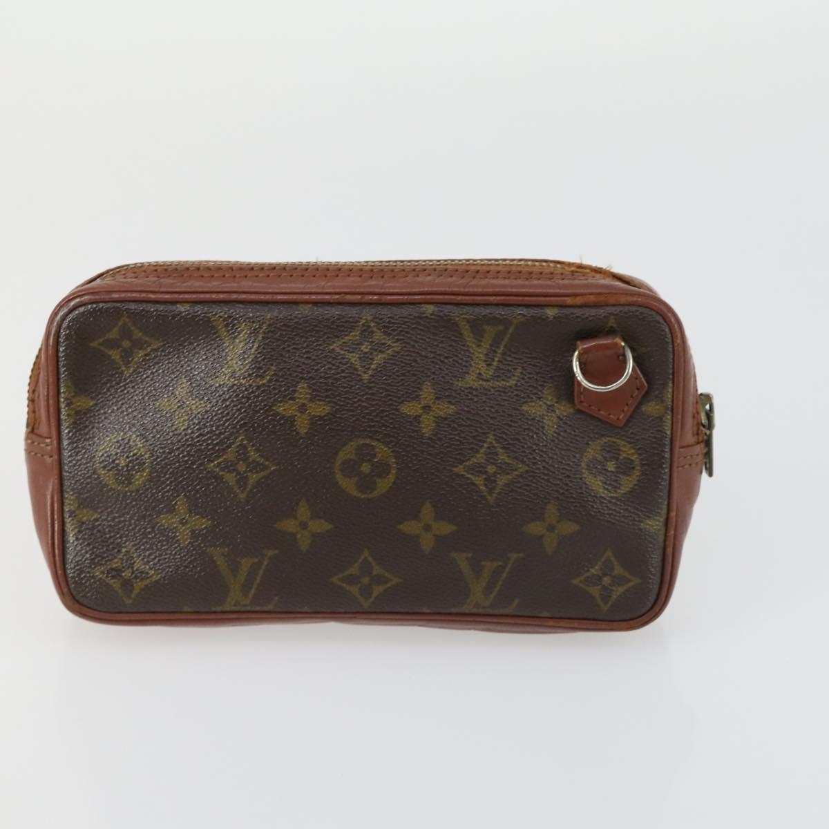 LOUIS VUITTON Monogram Pochette Marley Bandouliere Bag 3 Set LV Auth fm5057