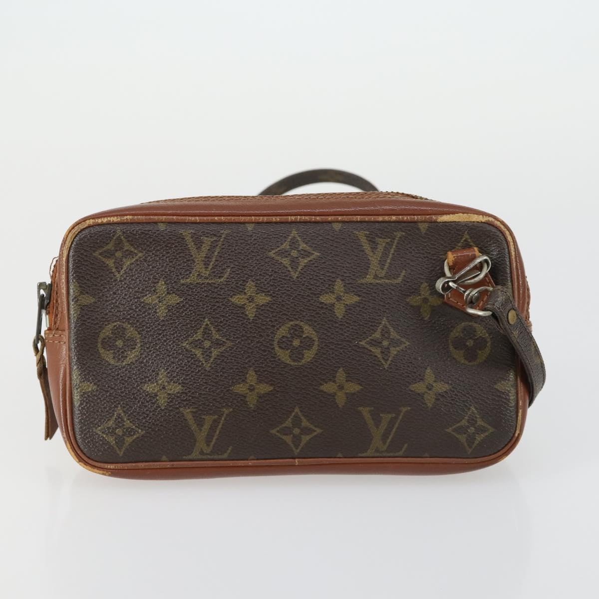LOUIS VUITTON Monogram Pochette Marley Bandouliere Bag 3 Set LV Auth fm5057