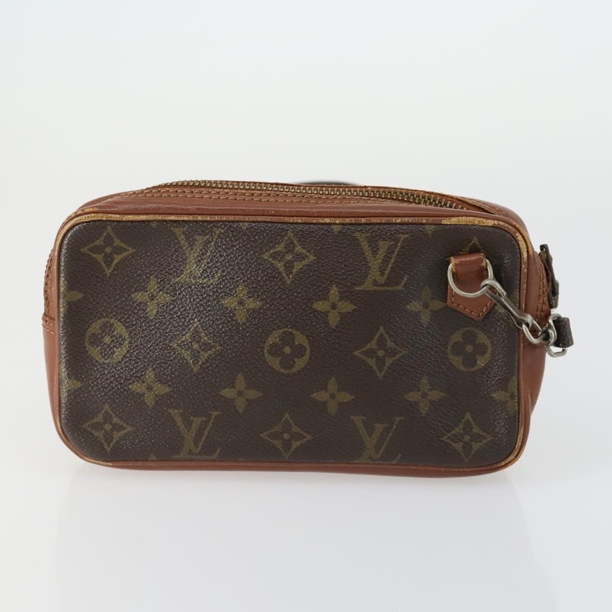 LOUIS VUITTON Monogram Pochette Marley Bandouliere Bag 3 Set LV Auth fm5057