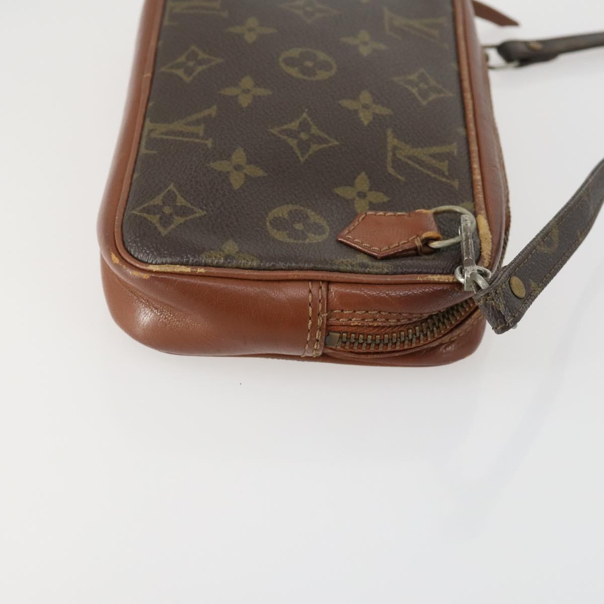 LOUIS VUITTON Monogram Pochette Marley Bandouliere Bag 3 Set LV Auth fm5057