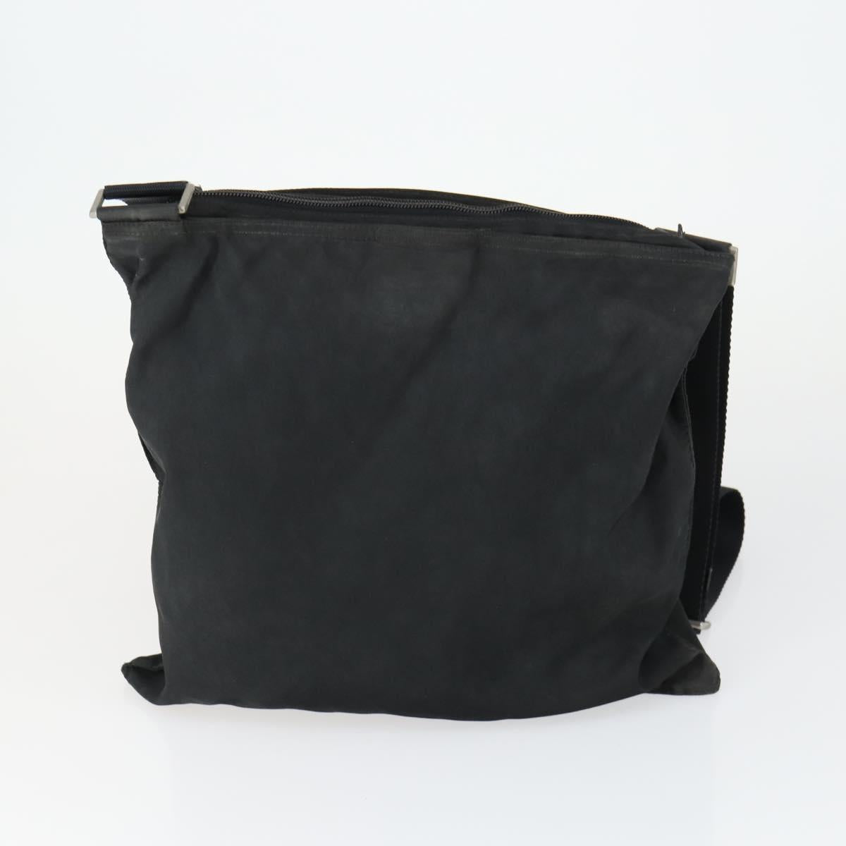 PRADA Bag Nylon 5 Set Black Khaki blue Auth fm5059