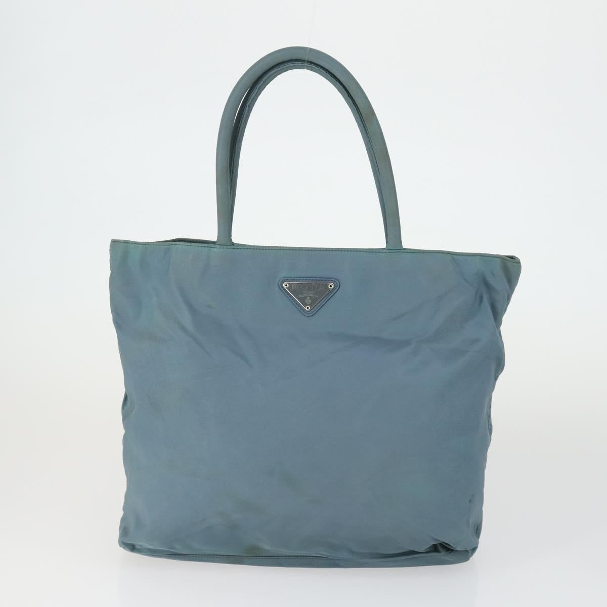 PRADA Bag Nylon 5 Set Black Khaki blue Auth fm5059