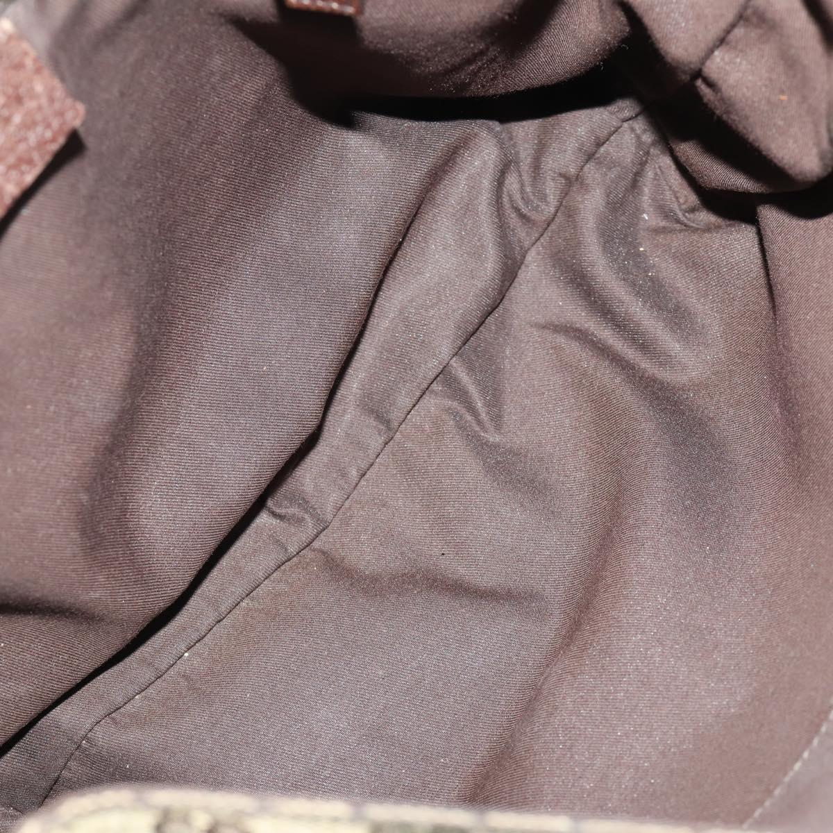 GUCCI GG Canvas Web Sherry Line Bag Sherry Line 4 Set Beige Pink Auth fm5060