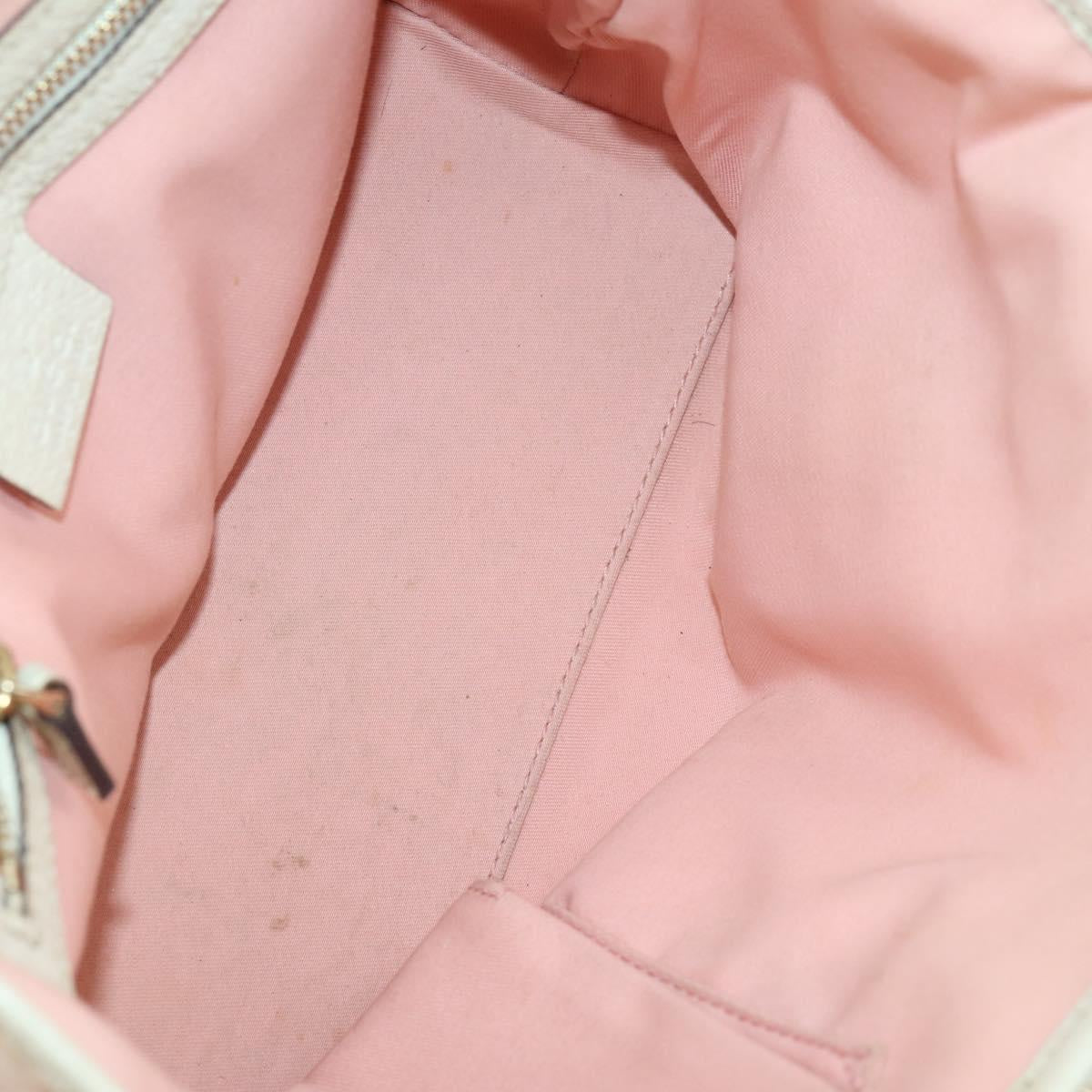 GUCCI GG Canvas Web Sherry Line Bag Sherry Line 4 Set Beige Pink Auth fm5060