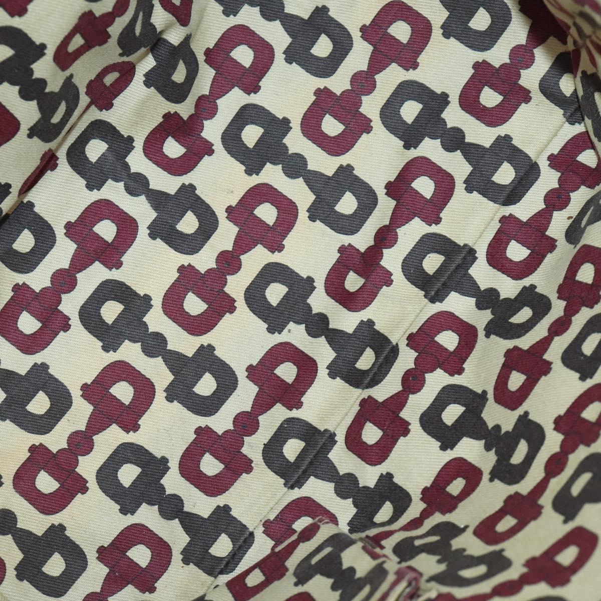 GUCCI GG Canvas Web Sherry Line Bag Sherry Line 4 Set Beige Pink Auth fm5060