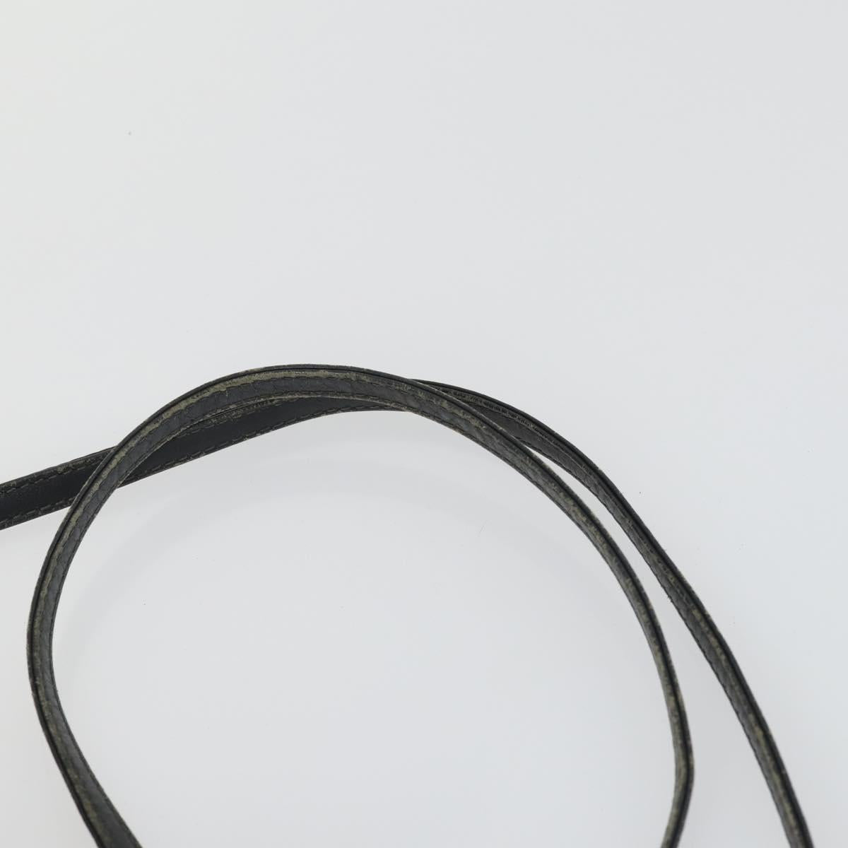 GUCCI Micro GG Canvas GG Micro Supreme Bag Leather 3 Set Navy Brown Auth fm5061