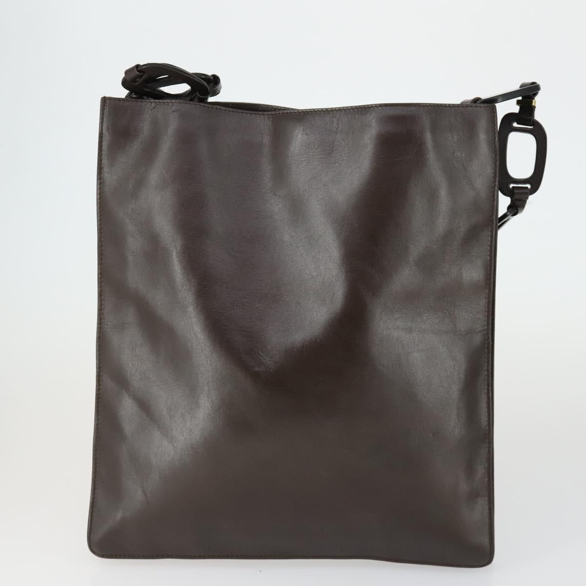 GUCCI Micro GG Canvas GG Micro Supreme Bag Leather 3 Set Navy Brown Auth fm5061