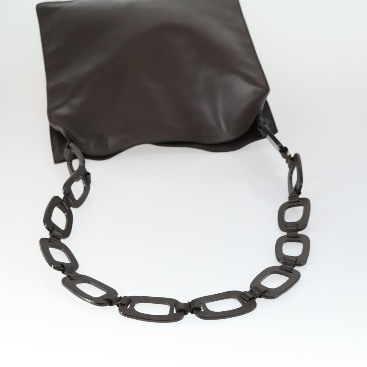 GUCCI Micro GG Canvas GG Micro Supreme Bag Leather 3 Set Navy Brown Auth fm5061